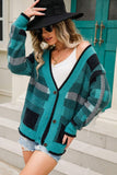 Striped Button-Front Fuzzy Cardigan • More Colors