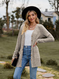 Ribbed Button-up Cardigan with Pockets • More Colors