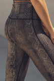 Copperhead Snake Shimmer Foil Leggings