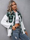 Plaid Collared Neck Button Down Jacket • More Colors