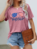 US Flag Glasses Graphic Tee • More Colors