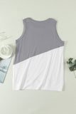 Contrast Round Neck Tank Top • More Colors