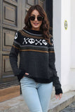 Ribbed Round Neck Long Sleeve Pullover Sweater • More Colors