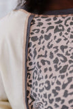 Bestie Leopard Baseball Tee
