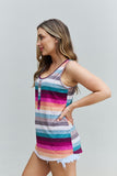 Love Me For Me Multicolored Striped Top