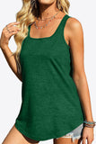 Curved Hem Square Neck Tank • More Colors