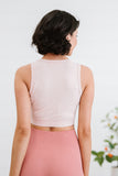 Simplest of Things Cropped Tank in Pastel Pink