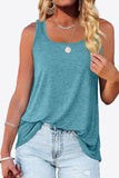 Curved Hem Square Neck Tank • More Colors