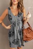 Printed Button Down Sleeveless Dress • More Colors