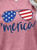 US Flag Glasses Graphic Tee • More Colors