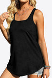 Curved Hem Square Neck Tank • More Colors