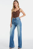BAYEAS Ultra High-Waist Gradient Bootcut Jeans
