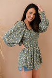 Flora and Fauna Smocked Blouse