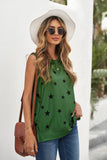 Star Print Tank with Slits • More Colors