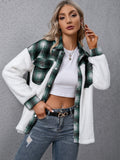 Plaid Collared Neck Button Down Jacket • More Colors