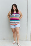 Love Me For Me Multicolored Striped Top