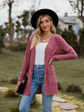 Ribbed Button-up Cardigan with Pockets • More Colors