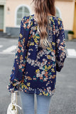 Floral Print Flounce Sleeve Blouse • More Colors