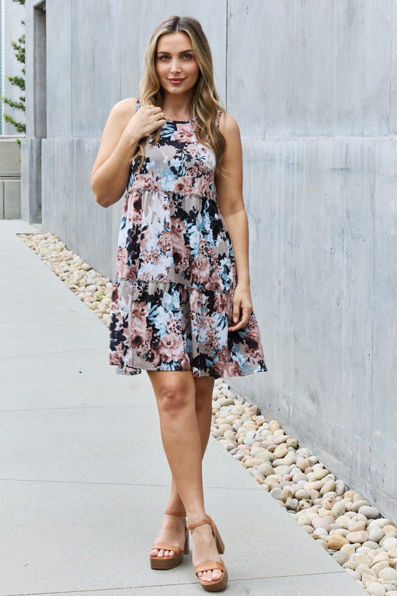 Fell In Love Floral Sleeveless Dress