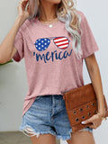 US Flag Glasses Graphic Tee • More Colors