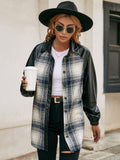 Plaid Button Down Raglan Sleeve Jacket • More Colors