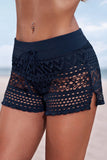 Lace Drawstring Waist Swim Shorts • More Colors