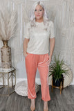 Elle Velvet Joggers