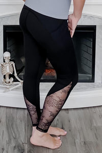 Gianna Lace Detail Leggings