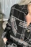 Mariah Plaid Shirt Dress/Jacket