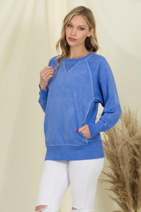 Jovie Sweatshirt • Bright Blue