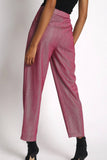 Madison Glam Metallic Trouser Pants