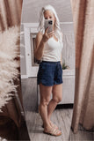 Zina Shorts • Dark Blue