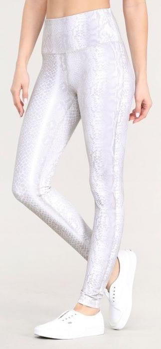 White Snake Leggings