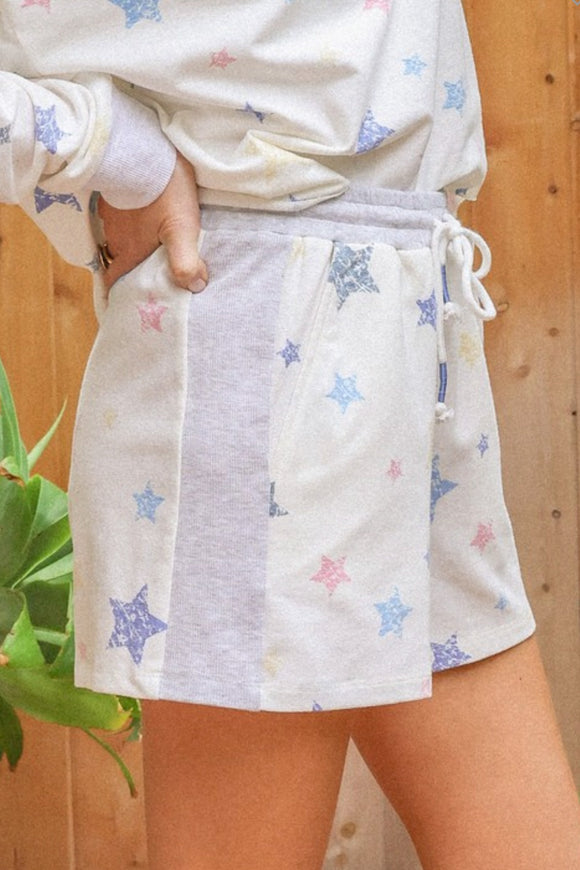 Star Print Shorts