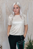 Lana Sequin Top