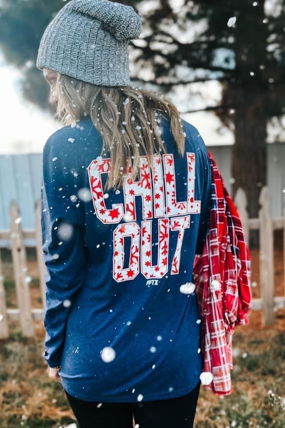 Chill Out Snowman Tee
