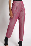 Madison Glam Metallic Trouser Pants