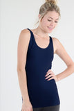 Comfort Stretch Tank/Long Length - Navy