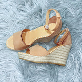 Nature Scallop Wedges - Camel