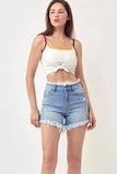 Gina Shorts - Light Wash