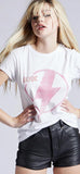 AC/DC Pink Bolt Tee