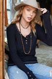 Essential Henley Top - More Colors