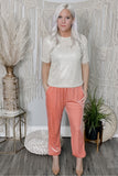 Elle Velvet Joggers