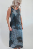 It’s a Vibe Dress - Blue/Gray