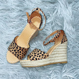 Nature Scallop Wedges - Cheetah