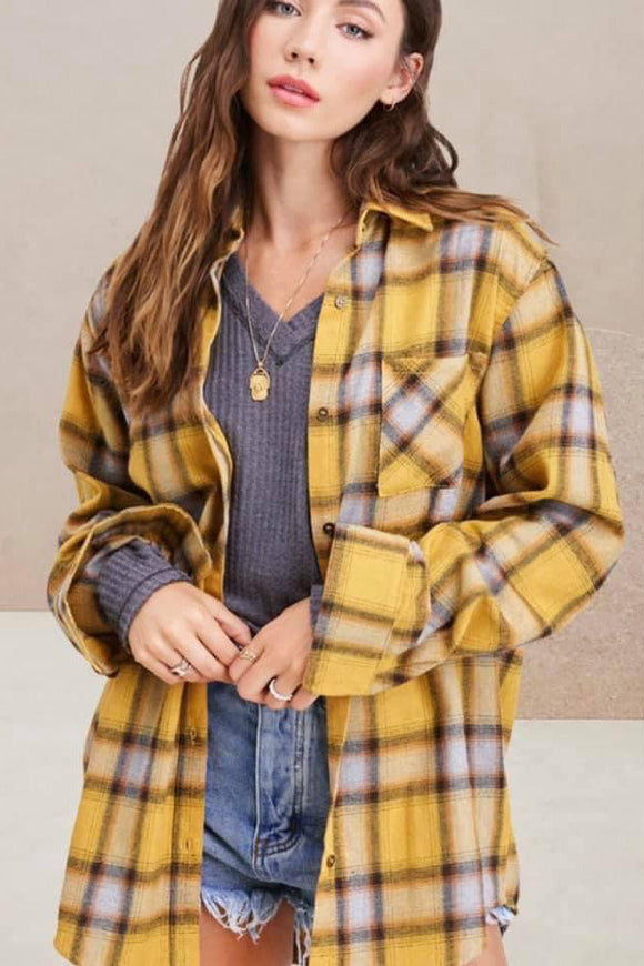 Dex Plaid Top - More Colors