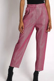 Madison Glam Metallic Trouser Pants