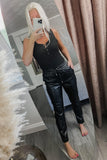 Syd Faux Leather Joggers • More Colors