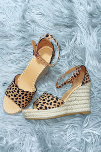 Nature Scallop Wedges - Cheetah
