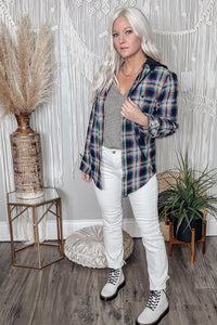 Stefani Hooded Flannel